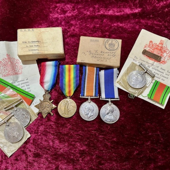 WW1 Family Medal Group 1